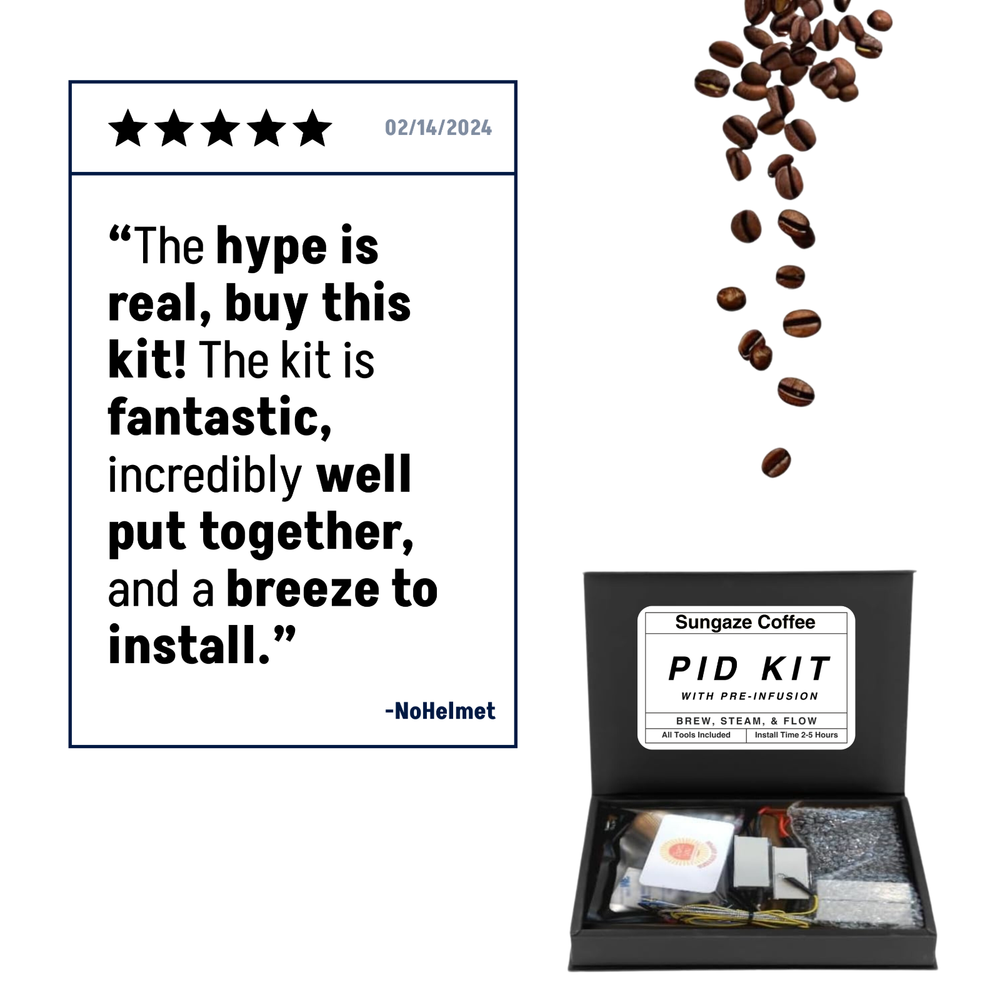 Sungaze Coffee Gaggia Classic Pro PID Kit for Brew & Flow Control