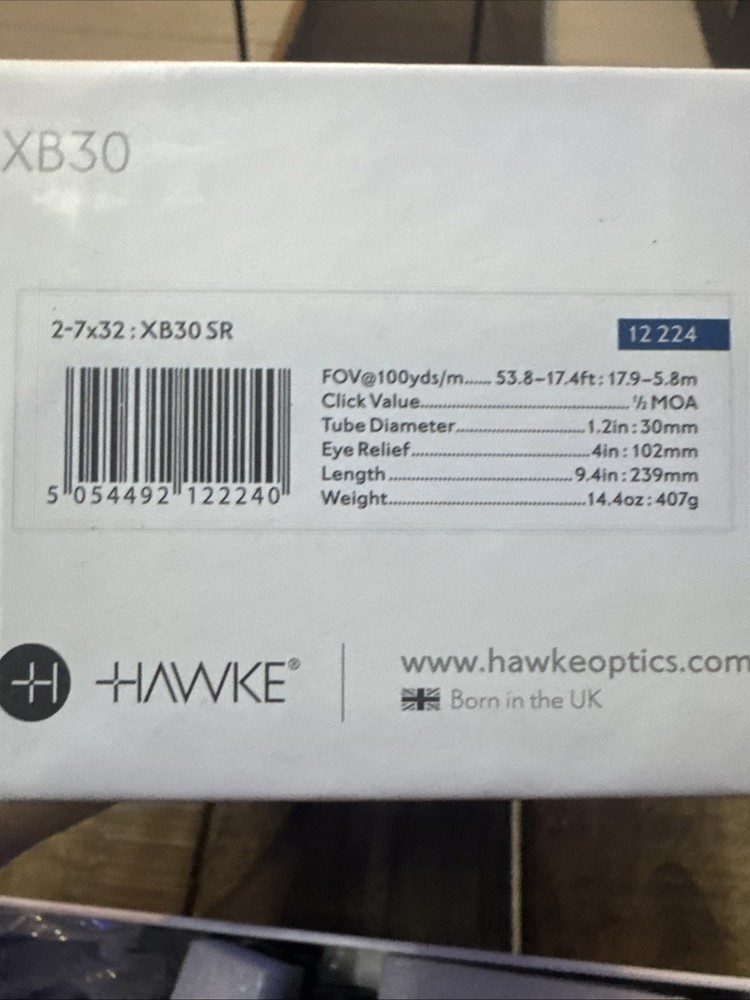 Hawk XB360 crossbow Scope