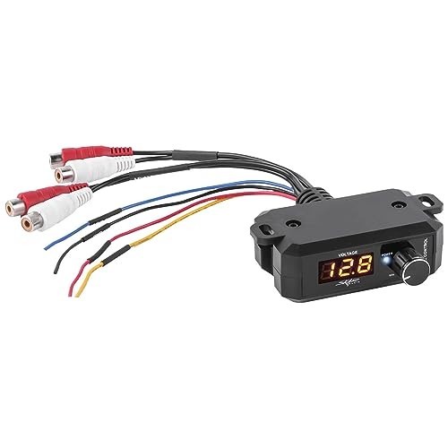 Universal Remote Bass Knob with Digital Voltmeter for Car Audio System