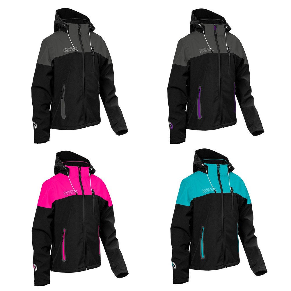 Womens Castle X G5 Barrier Softshell Jacket Coat Windproof Spring Fall