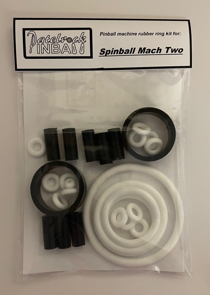 1995 Spinball Mach Two 2.0 Pinball Machine Rubber Ring Kit