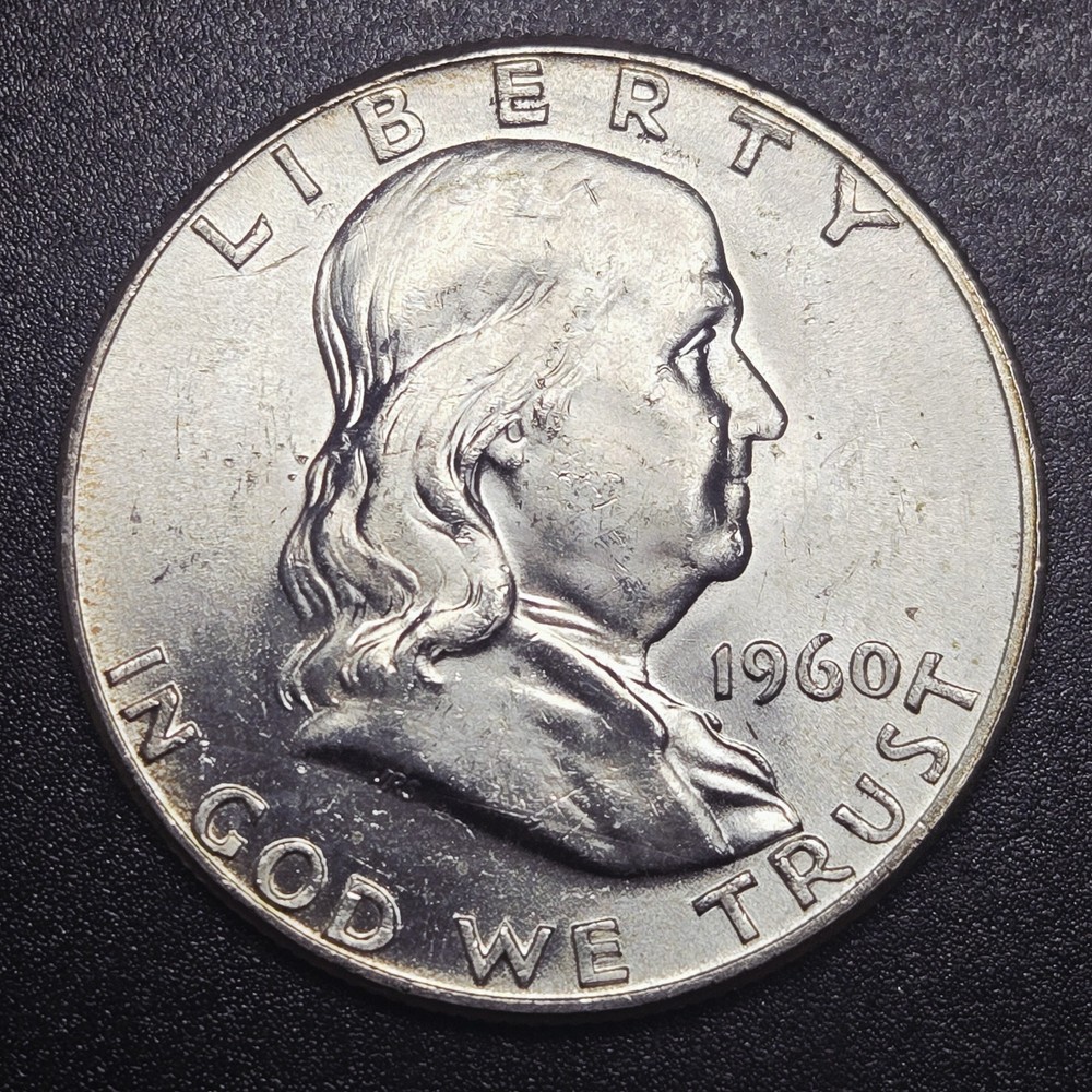 1960-P Franklin Half Dollar 90% Silver