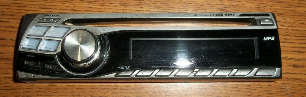 Alpine CDE-9843 Faceplate only untested.