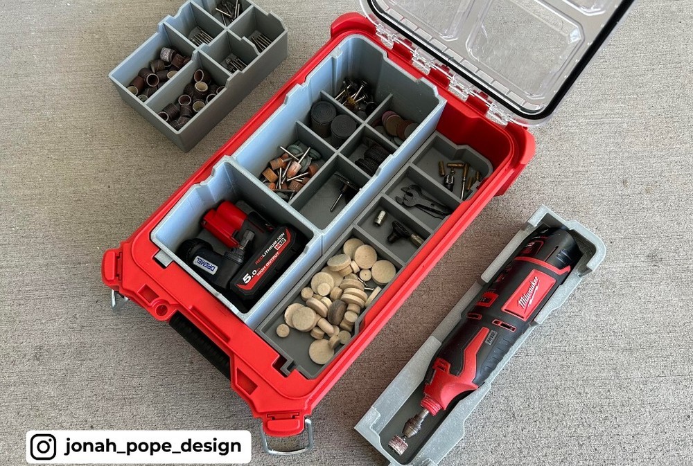 Milwaukee Packout Insert for M12 Dremel (Insert Only)