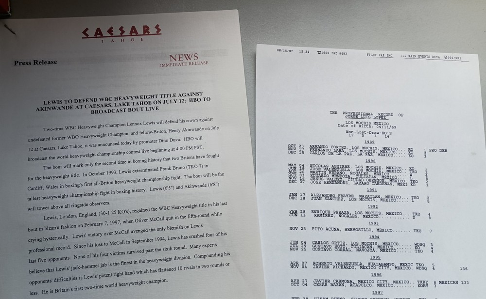 97 Lewis Vs Akinwande Press Kit