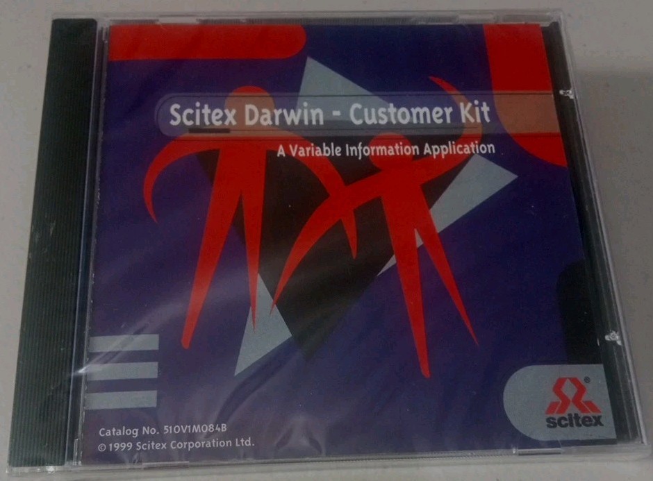 SCITEX DARWIN - Customer Kit Demo Version Documentation Job Templates CD NEW OOP