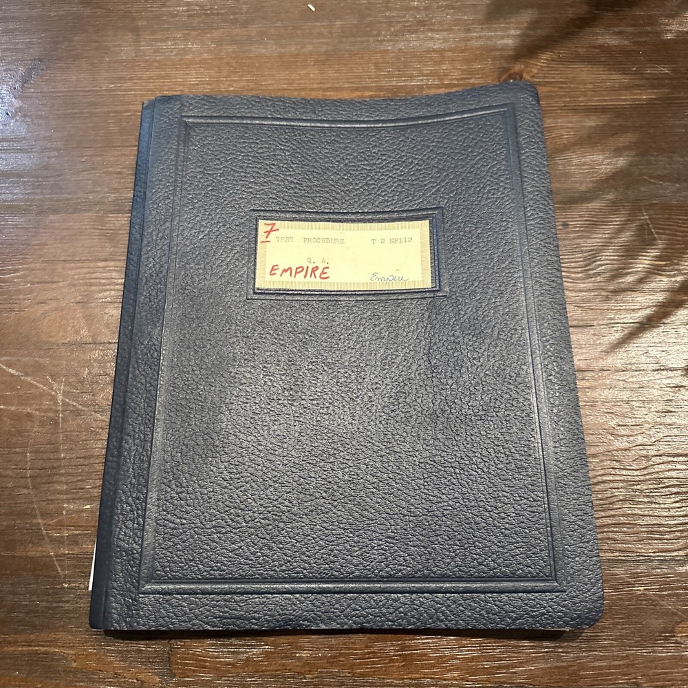 Empire Devices NF-112/T2 Alignment & Test Procedures Preliminary 1965