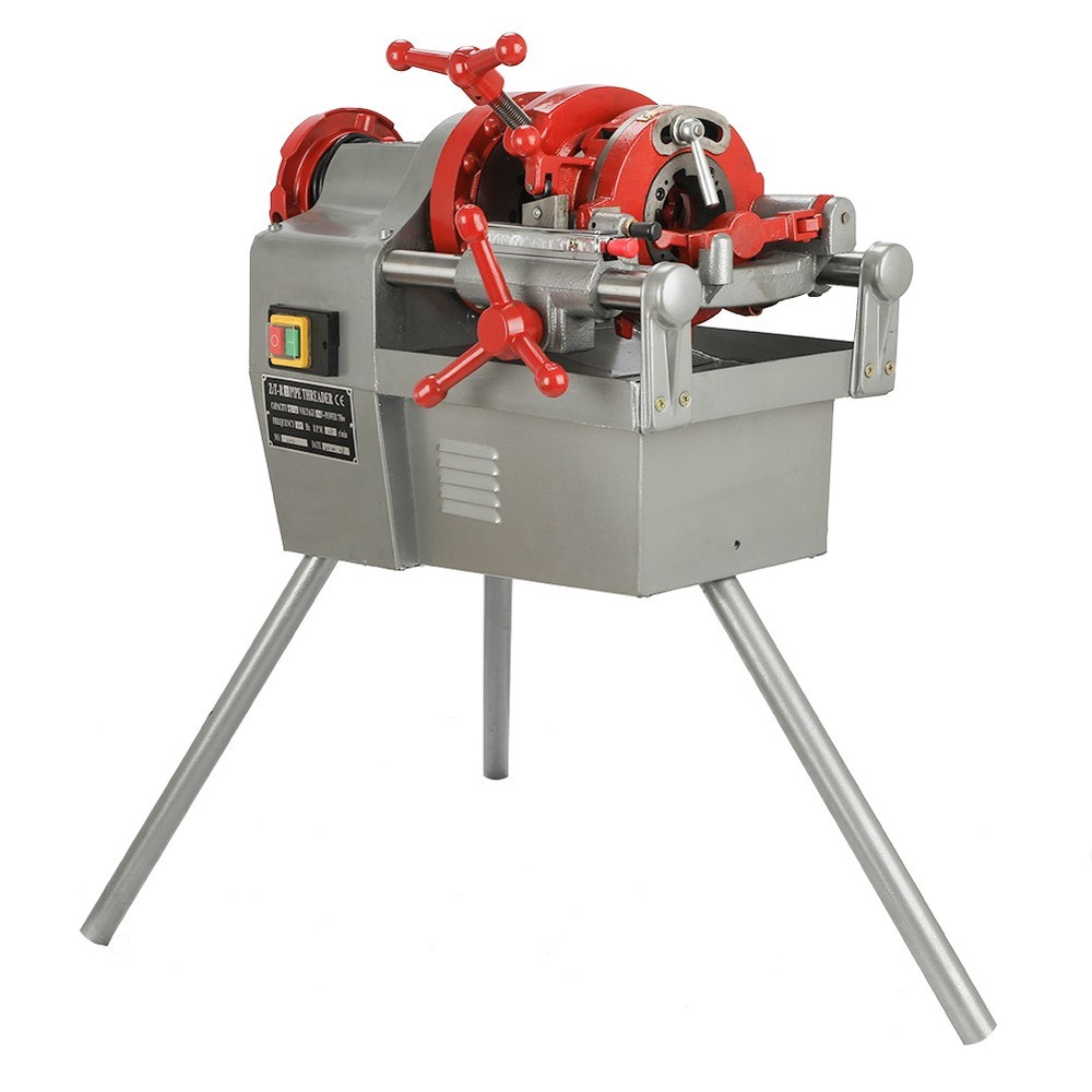 Electric Pipe Threader Machine (1/2" - 2") Threading Cutter, Deburrer Heavy Duty