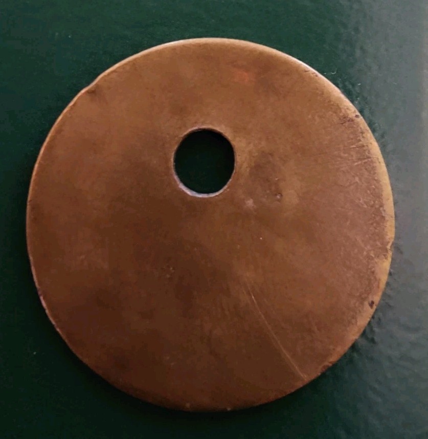 Norwood Colliery Pit Check Tally marked 392