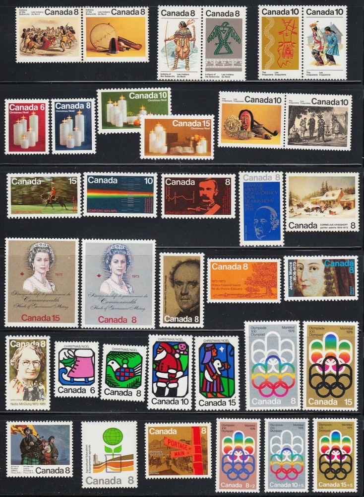 Canada = 1968-1981 Years Collection = MNH