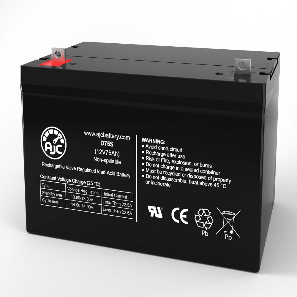 Interstate DCS-75BT 12V 75Ah UPS Replacement Battery