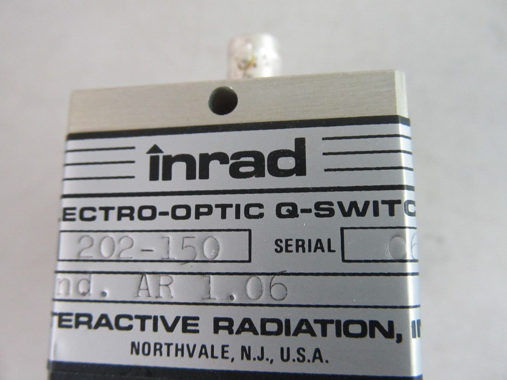 Inrad Electro Optic Q-Switch 202-150 AR 1.06