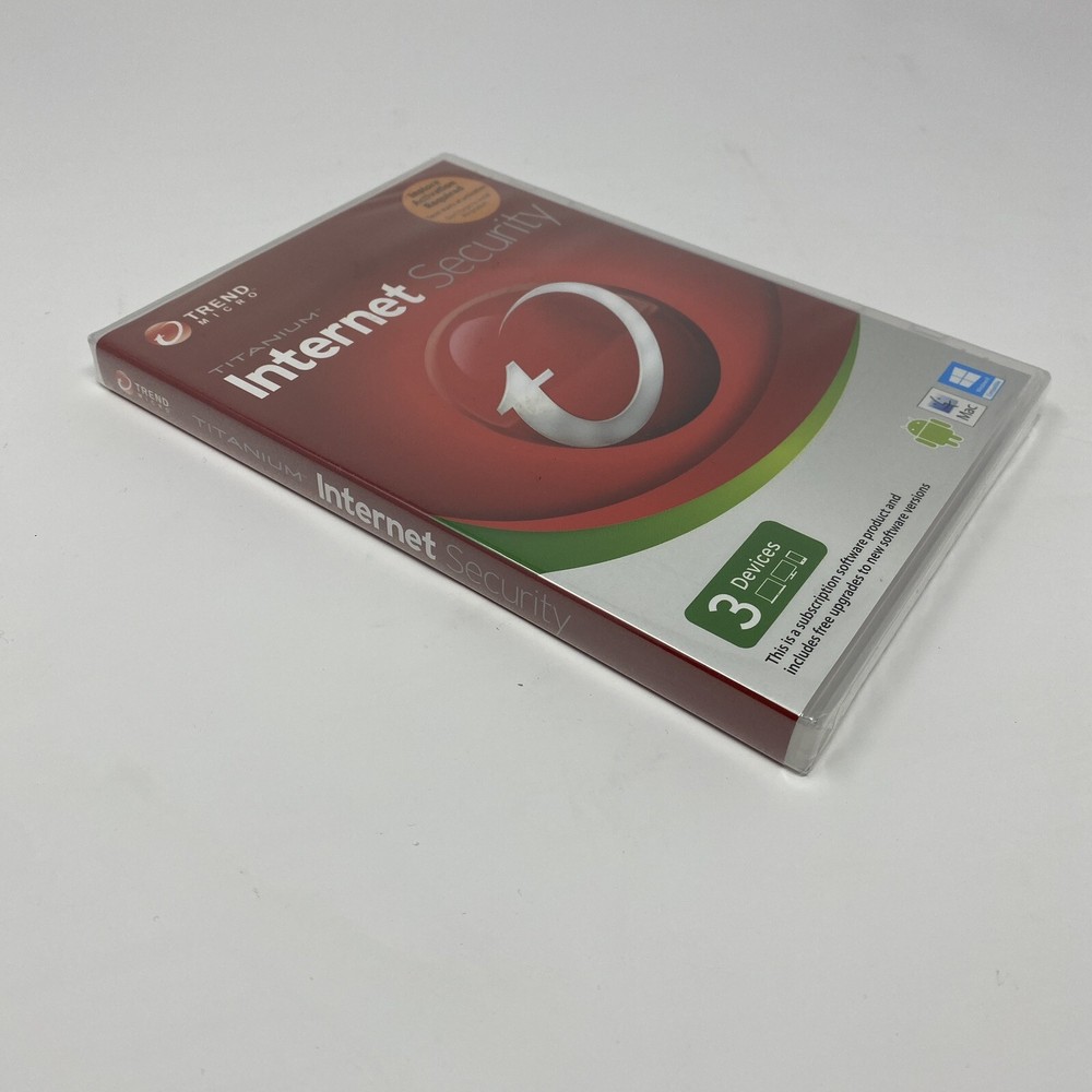 Trend Micro Titanium Internet Security 3 Devices Apple Windows Android 2013-NEW