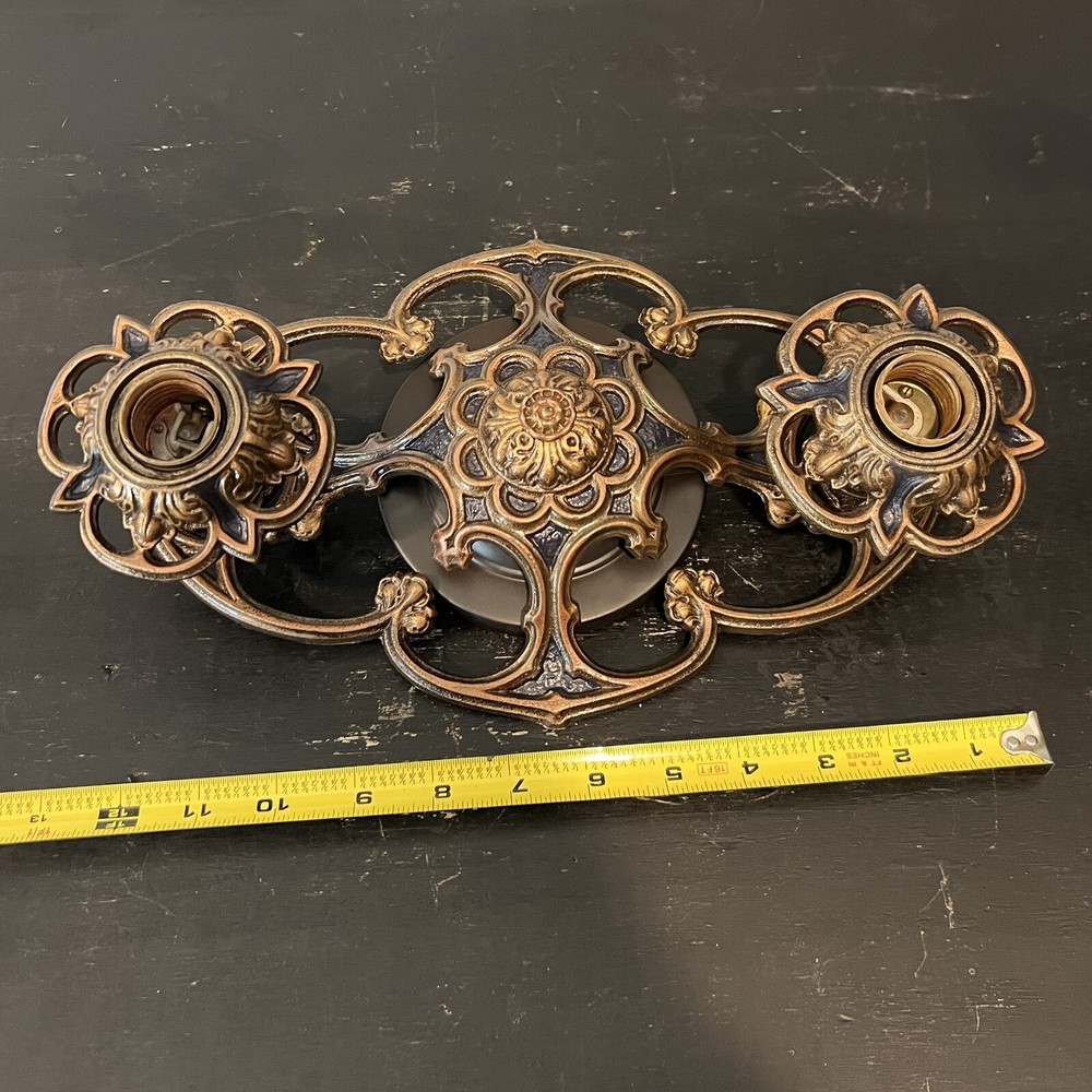 Flush Mount Double Socket Rewired Beautiful Nice 82C