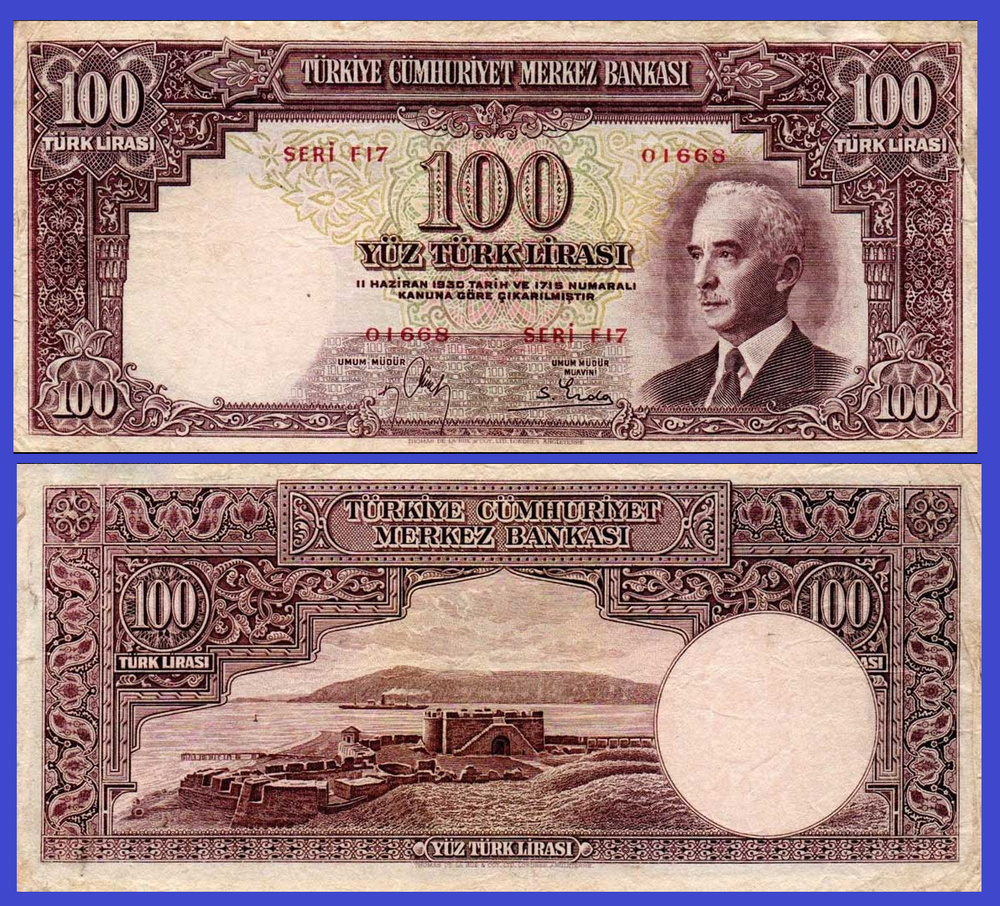Turkey 100 LIRA 1938 * Copy