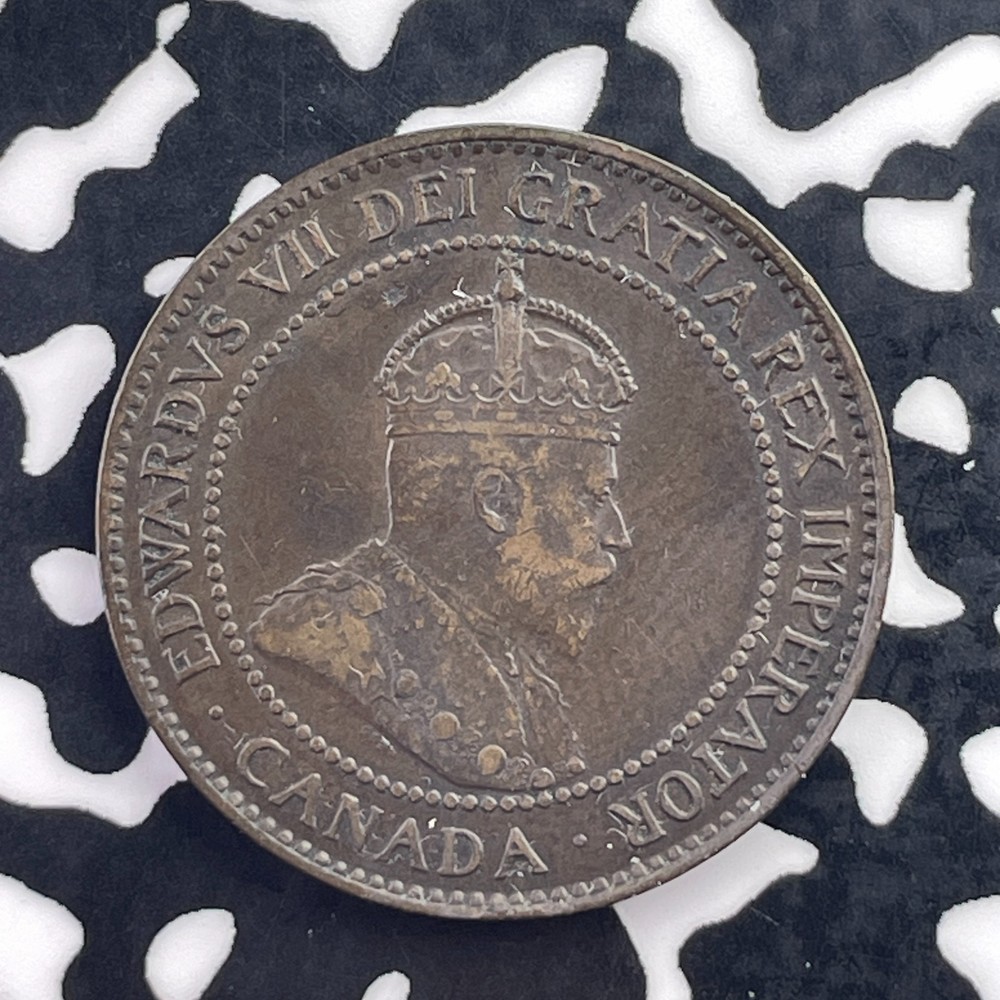 1907-H Canada Large Cent Lot#C6771 Key Date!