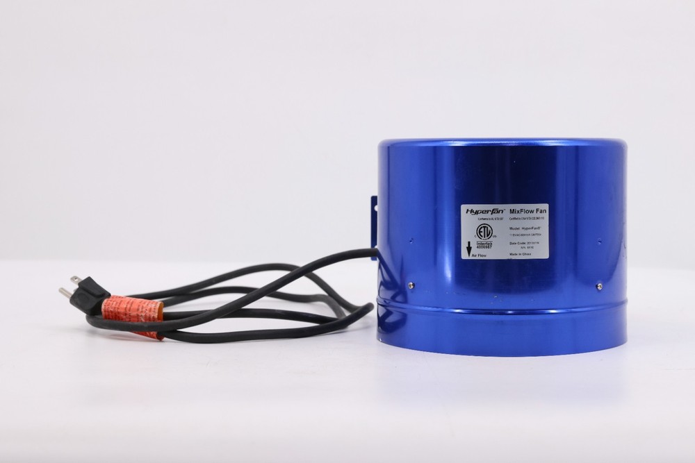 HyperFan 8" MixFlow Inline Duct Fan 75W Grow Ventilation with Controller