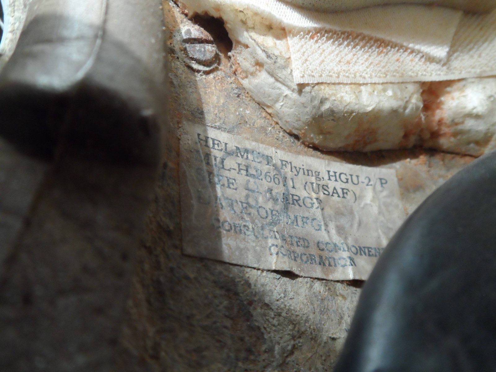 HELMET, FLYING , USAF, HGU-2/P