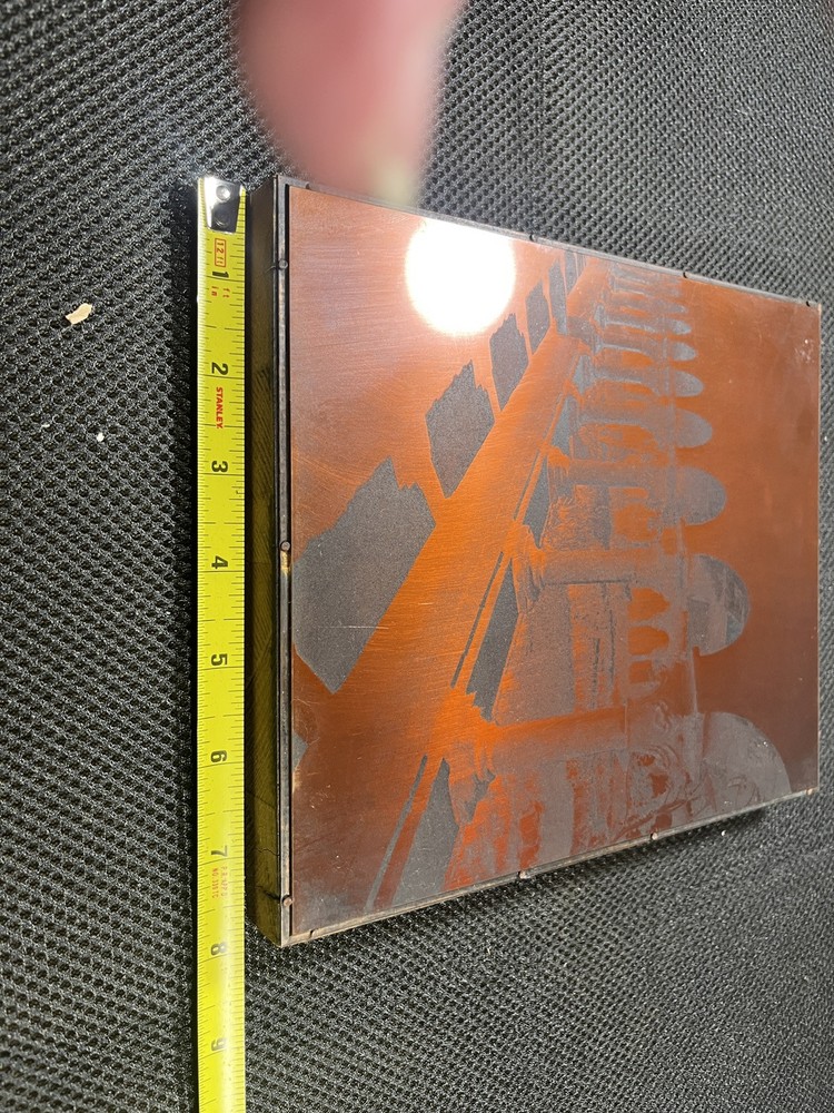 Printing Block “ Pillars" 9" x 8"