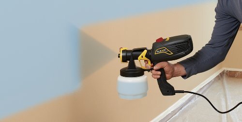 HVLP Paint Sprayer Flexible for Unthinned Latex Includes Nozzle Multi-Colored