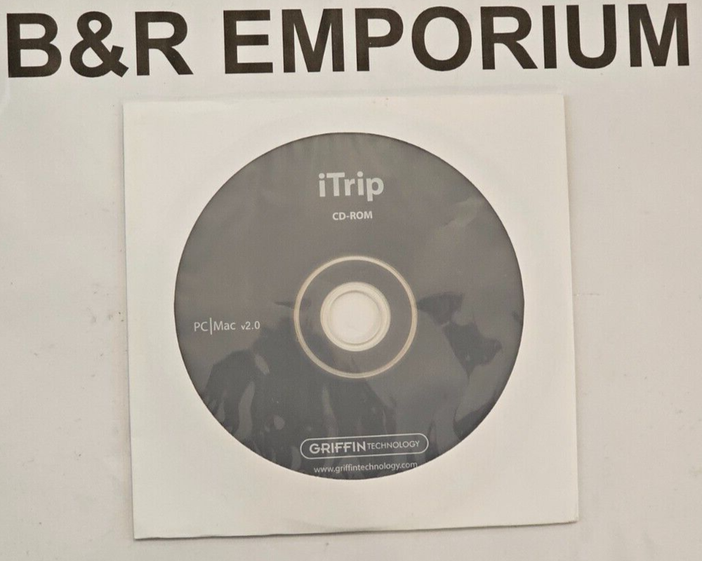 iTrip PC/Mac V2.0 - (???? Griffin Technology) - Used CD-ROM - Paper Sleeve
