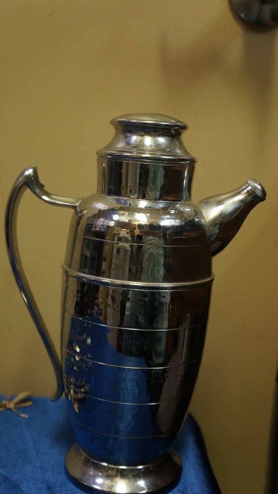 NATIONAL SILVER CO PERMA BRITE CHROME PITCHER