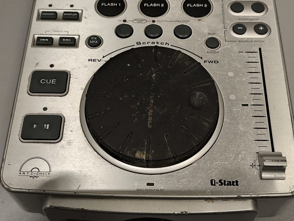 American DJ Pro-Scratch 1 CD Player - Power Tested