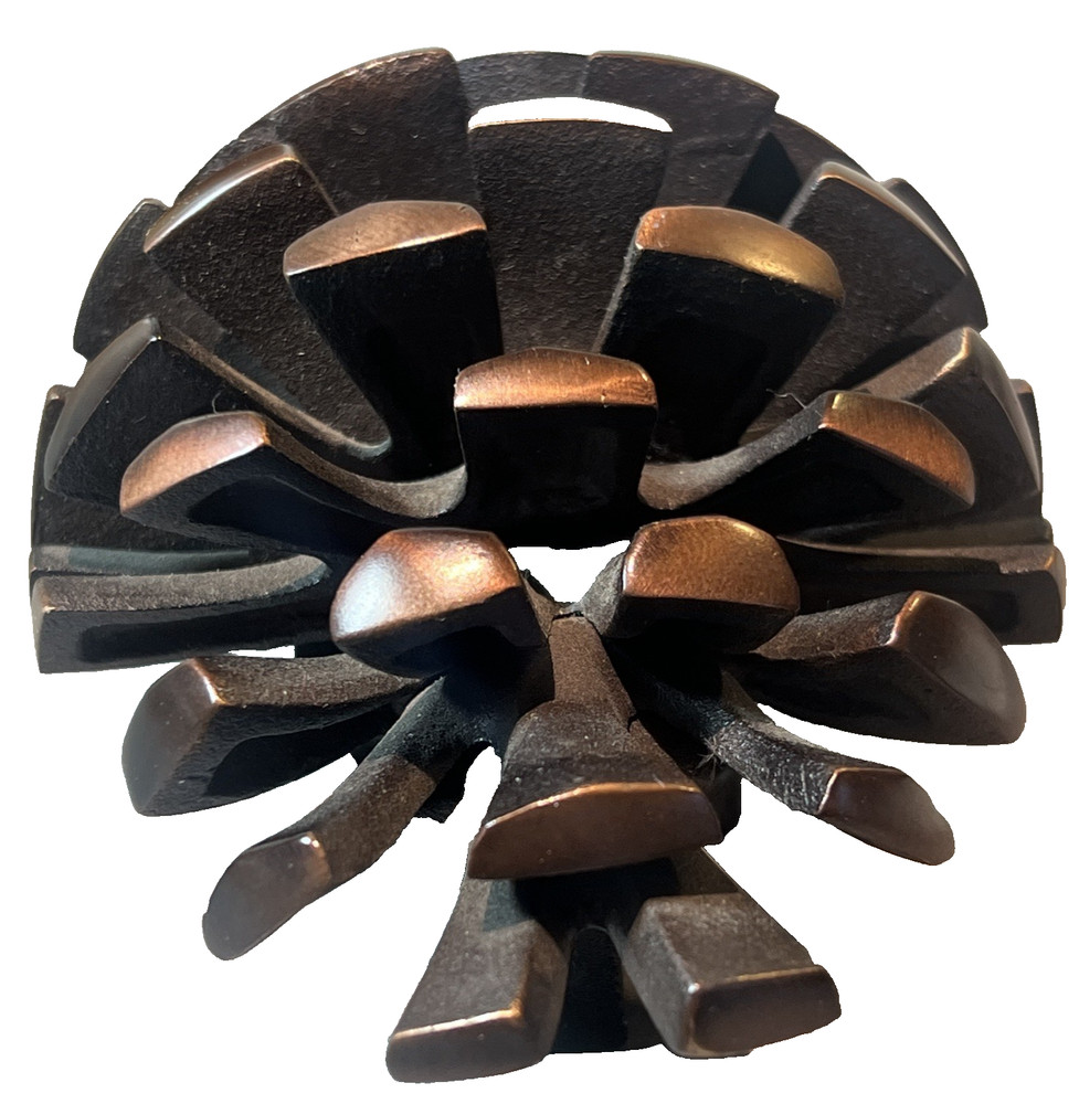 Michael Healy Pinecone Solid Brass Door Knocker - Oiled Bronze (Large Premium)