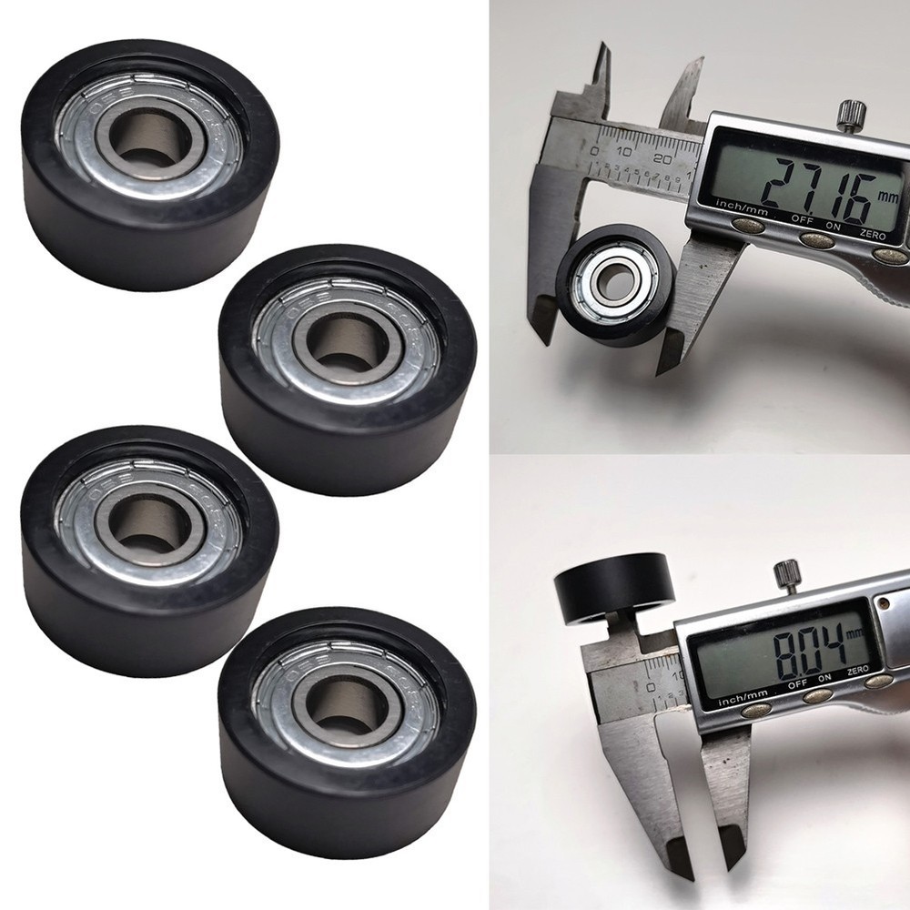 Smooth Rolling Replacement Wheels For Rowing Machines High Load Capacity
