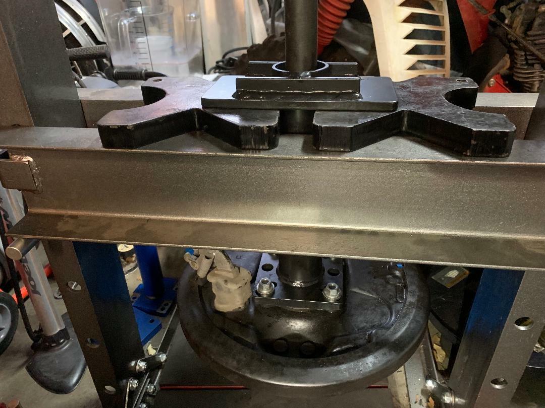 Rear Axle Bearing Puller, Tone Ring Tool /Installer Toyota 4Runner 12 TON PRESS