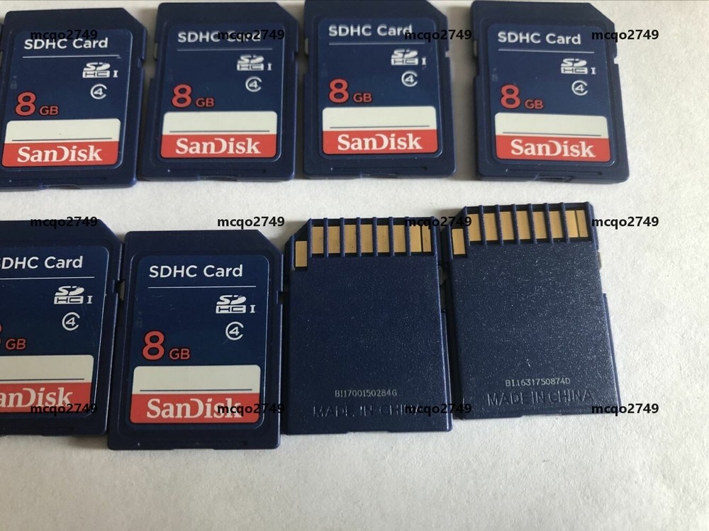 10PCS   SANDISK SD  8GB   CARD memory card