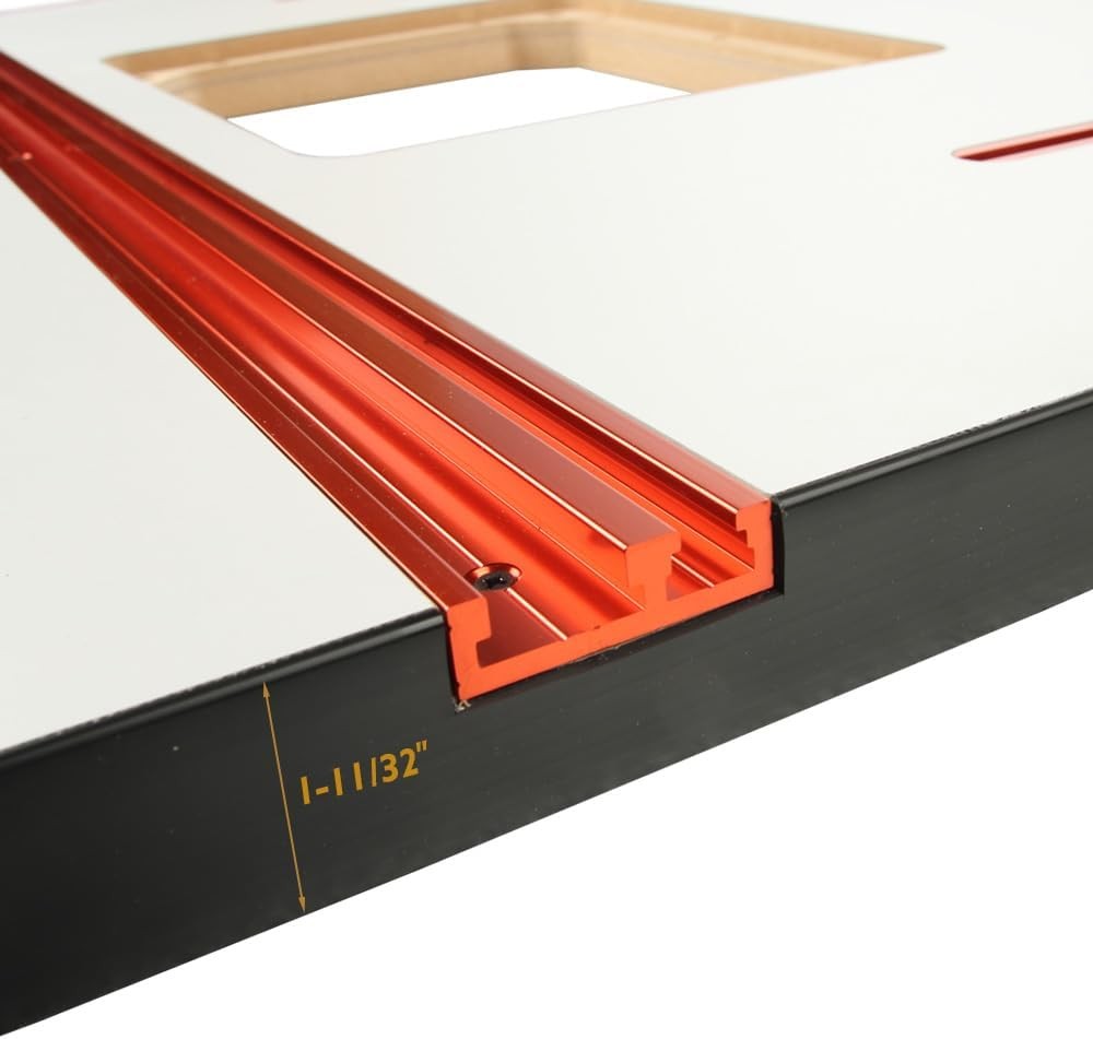 O'SKOOL 32" x 24" MDF Router Table Top, White