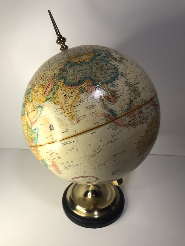 Vintage Globe Cottagecore Replogle 12”