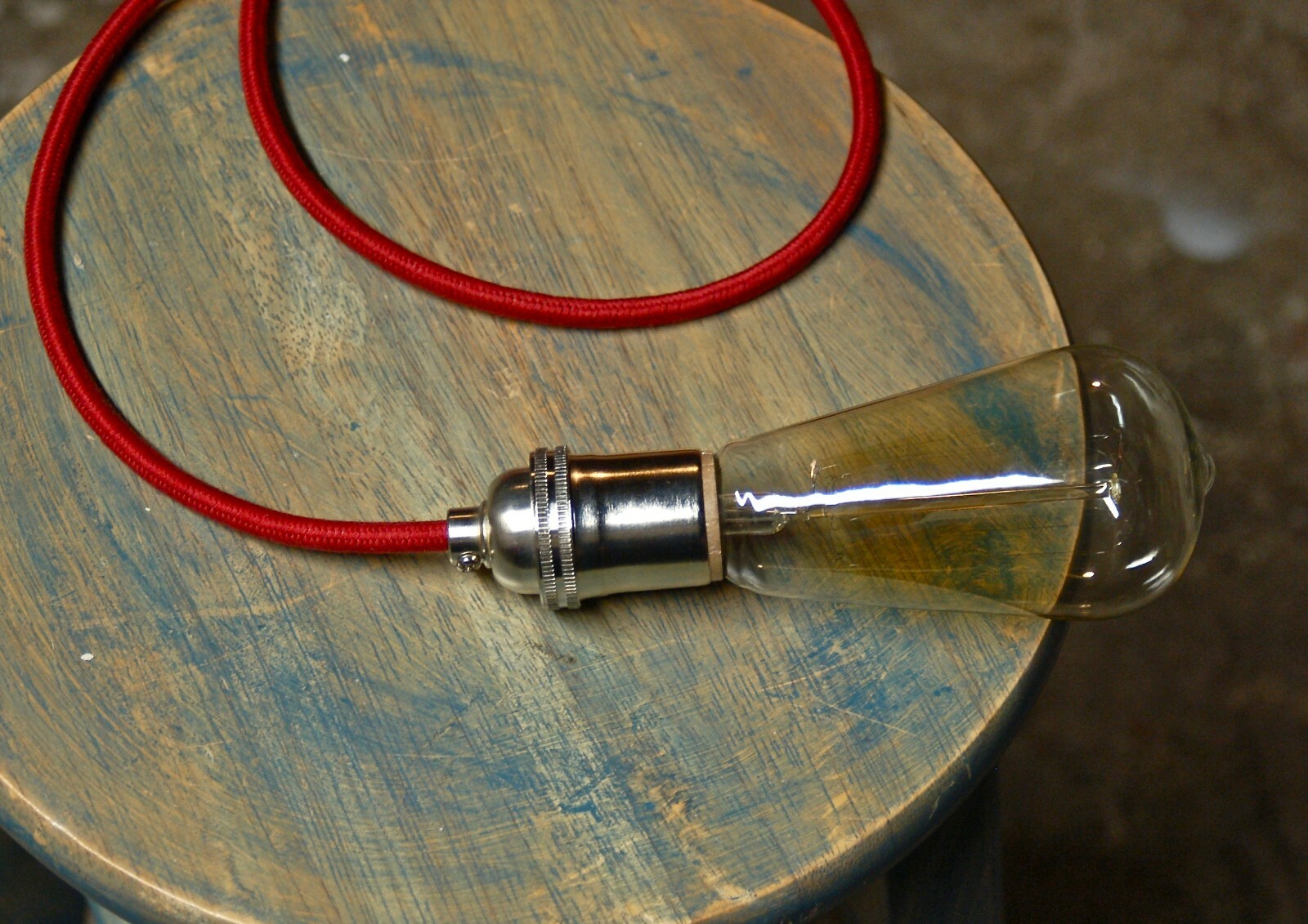 Solid Brass Light Socket, Keyless, Vintage Industrial Lamps Pendants, 6 Options