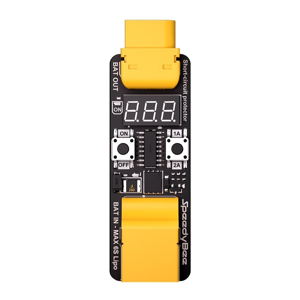 SpeedyBee Anti Short Circuit Module 1A/2A Current Limiting For RC Flight Stack