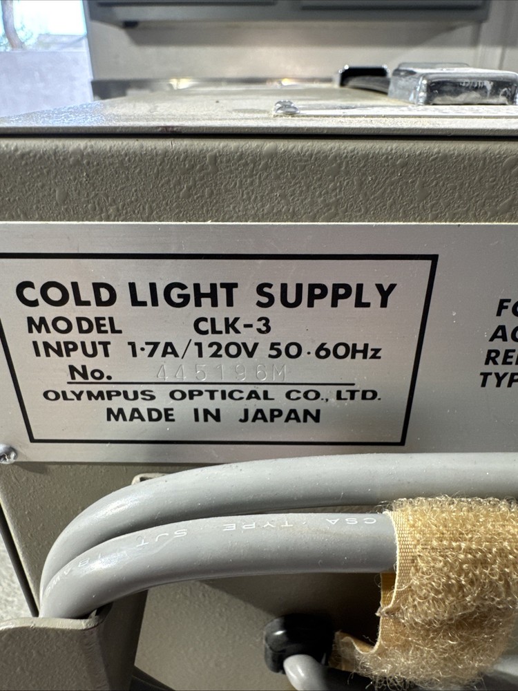 Olympus CLK-3 CLK3 Light Source Cold Light Supply