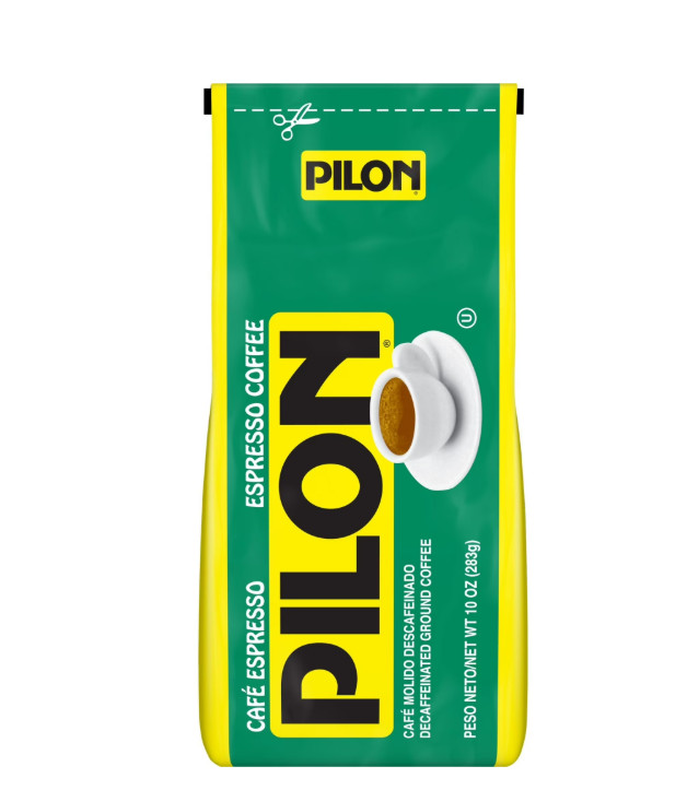 Café Pilón Decaffeinated Espresso Ground Coffee, 10 oz Can