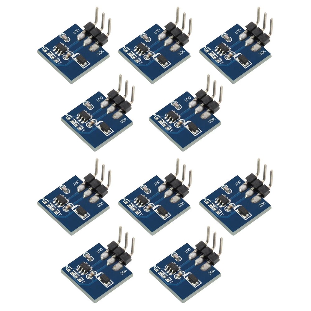 10Pack 2.5-5V TTP223 Capacitive Touch Switch Button Self-Lock Key Module