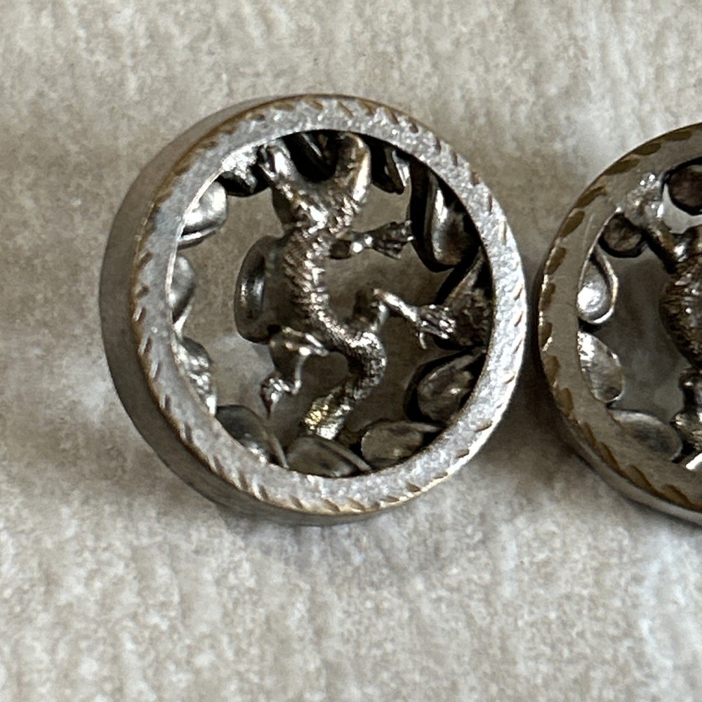 (6) Antique Buttons Unique 3 Patterns