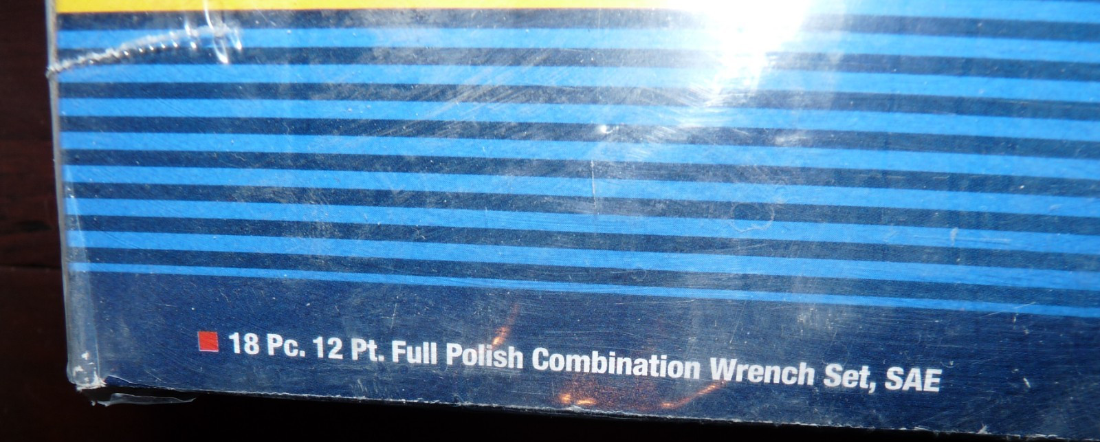 New Carlyle Tools CW1218 Full Polish Combination Wrench 18 Pc 12 Pt. Set NEW SAE