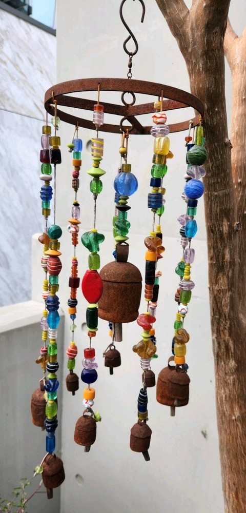 Indian Bead & Bell Wind Chime