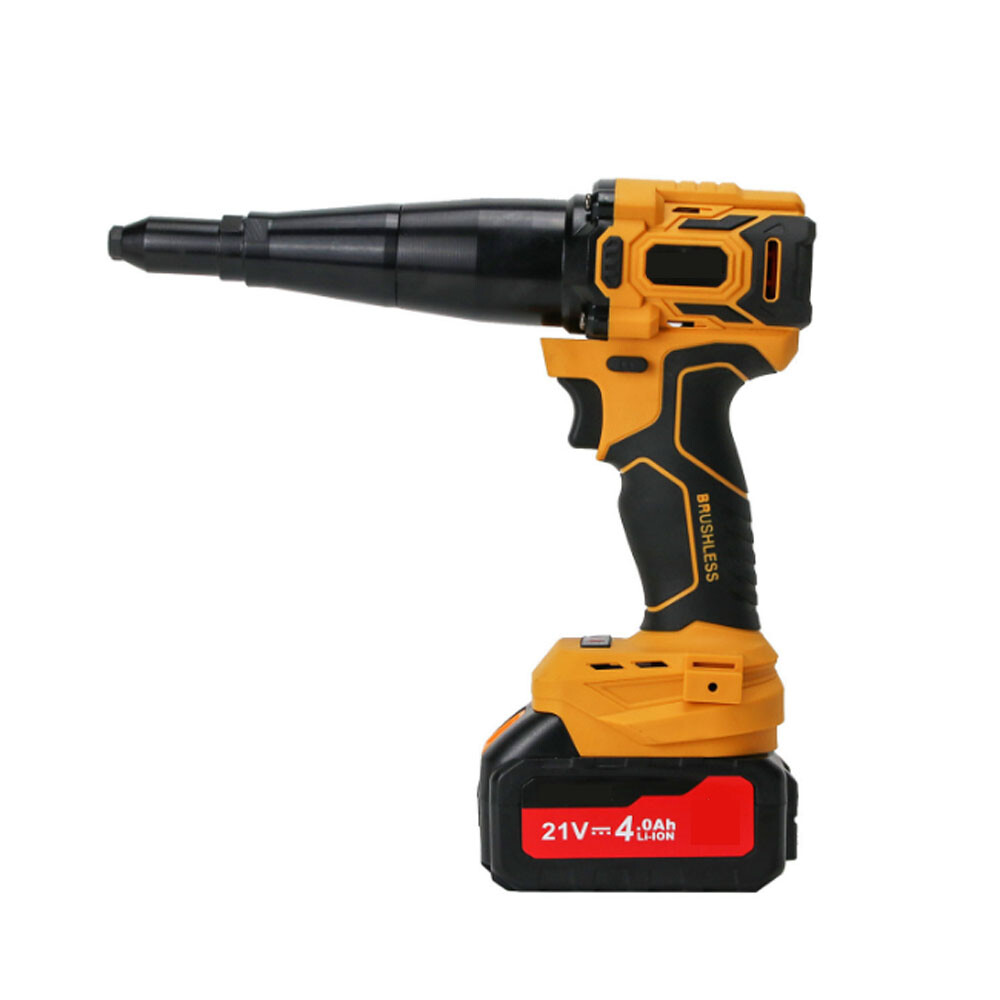 Handheld Brushless Automatic Riveter High-power 21V Electric Cordless Rivet Gun