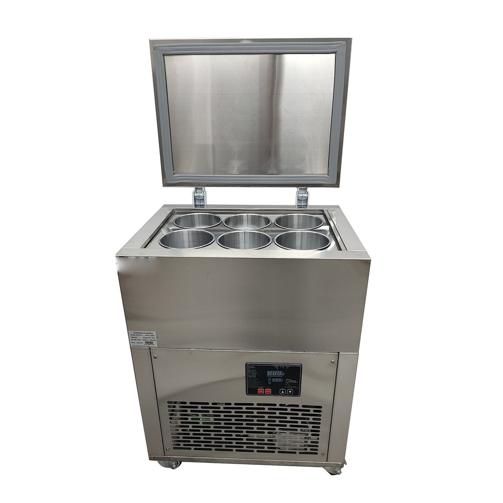 Auto Ice Column Maker Machine 6Columnar Snow Ice Brick Block Forming Machine110V