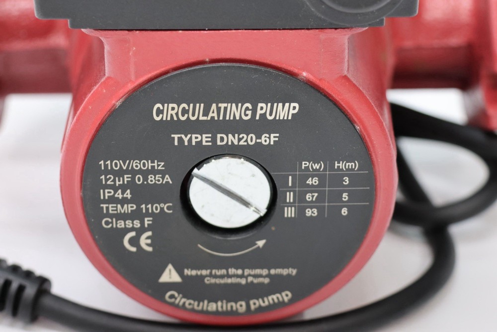 Bacoeng Circulating Pump Type DN20-6F ***PUMP ONLY*** W/ MANUAL