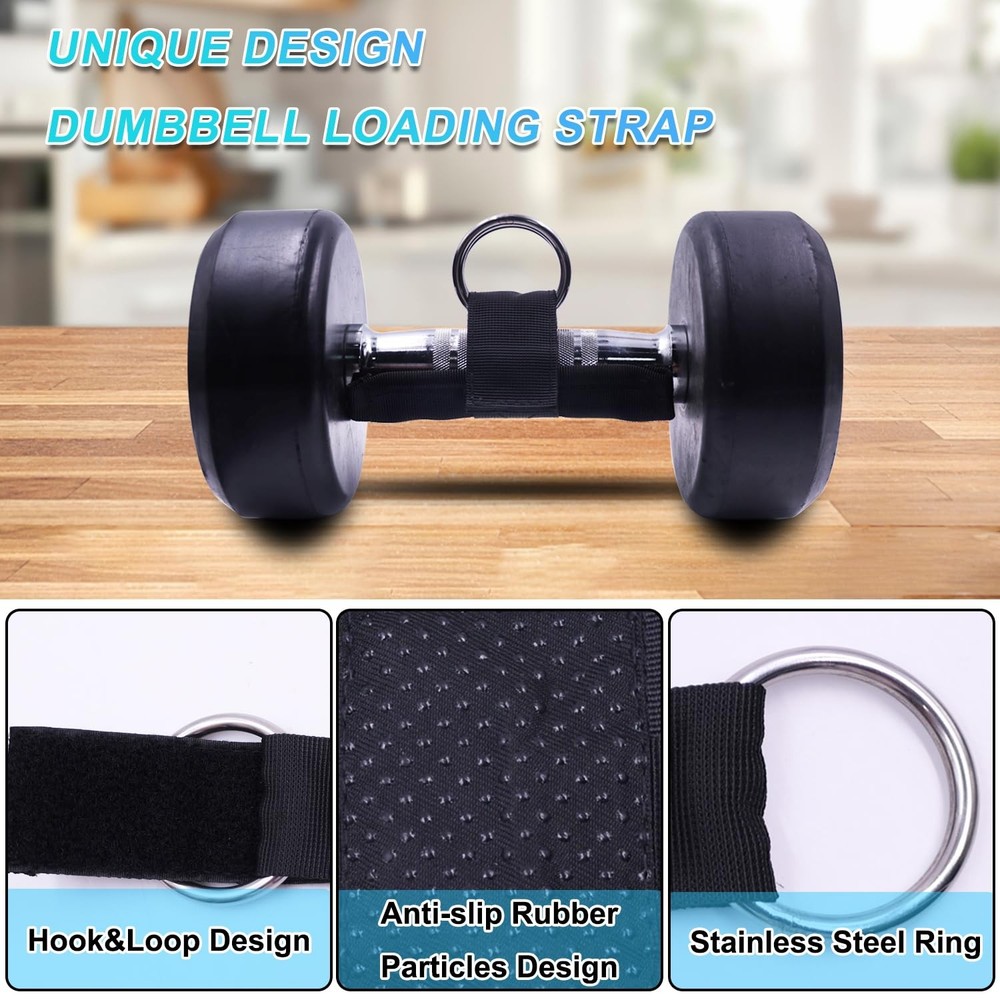 Dumbbell Strap for Dip Belt, Squat, Pullup Weightlifting Accessory