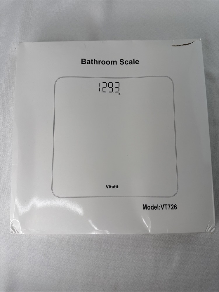 Vitafit Bathroom Scale VT726 (Black) New & Sealed