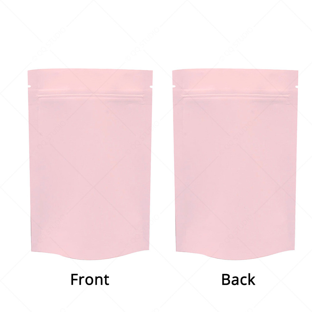 Multi-Color & Sizes Matte Two Sided High Quality Foil Stand up Zip Lock Bag M