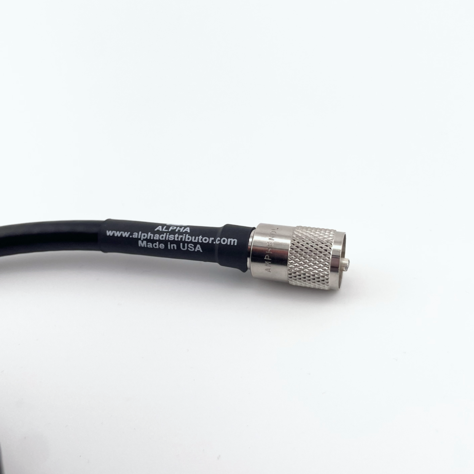 ALPHA - 50ft RG8u Coax Cable with AMPHENOL PL259s attached