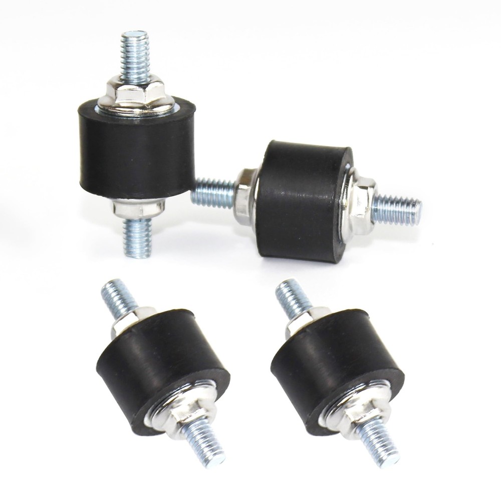 EASYEAH M4 Rubber Vibration Isolator Mounts Double Stud Shock Absorber Isolat...