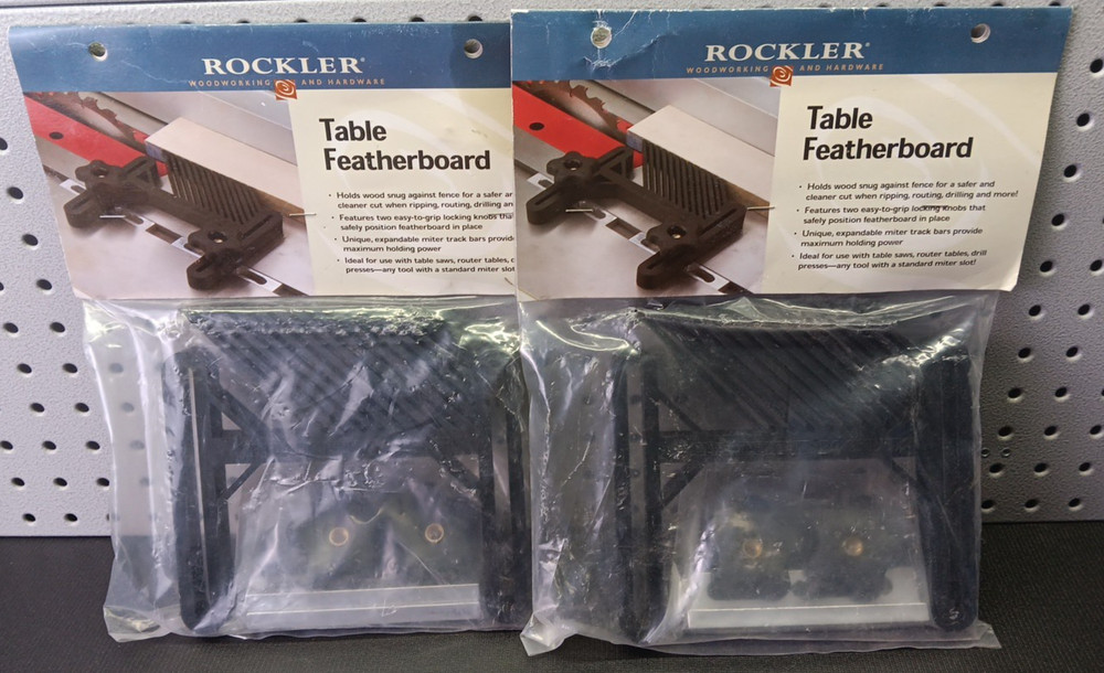 2 Rockler Adjustable Table Featherboards
